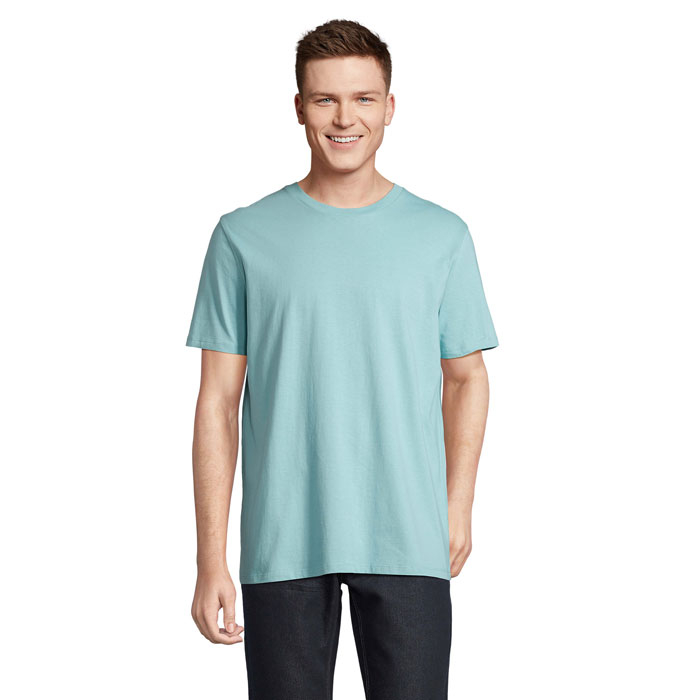 Tee shirt publicitaire coton bio unisexe 175g LEGEND Bleu piscine